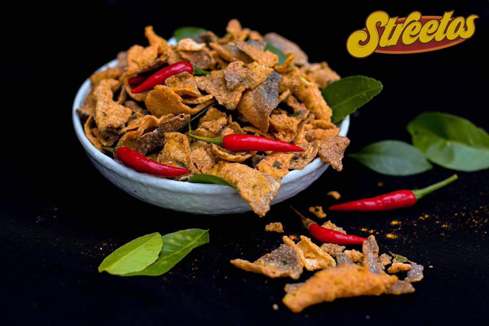 Snack Da Cá Giòn Vị Trứng Muối Streetos - Streetos Fish Skin Snack 28g ...