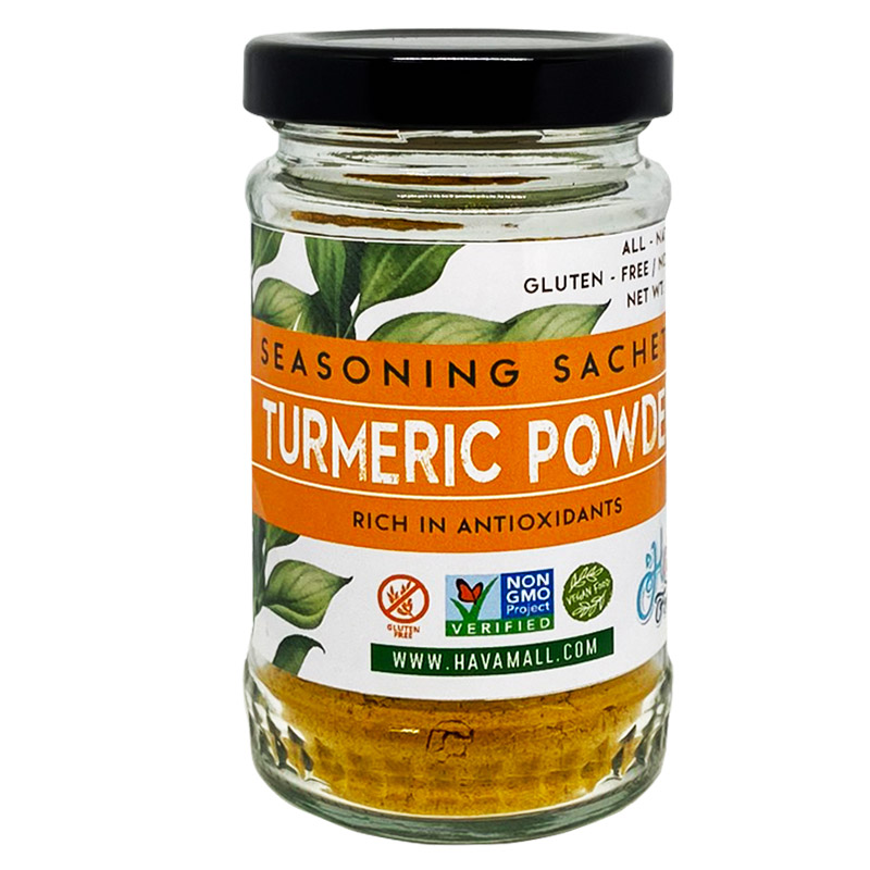 Bột Nghệ Lọ Thủy Tinh 50g - Turmeric Powder 50g - HavaMall - Siêu Thị Hàng Nhập Khẩu Uy Tín