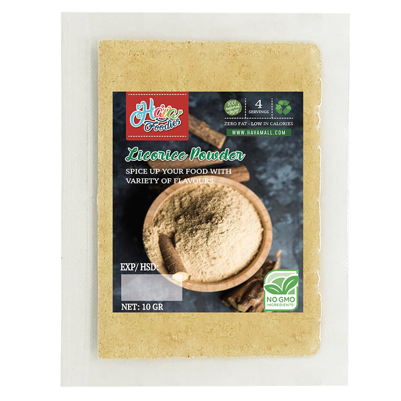 Bột Cam Thảo Bịch 10g - Licorice Powder 10g - HavaMall - Siêu Thị Hàng Nhập Khẩu Uy Tín