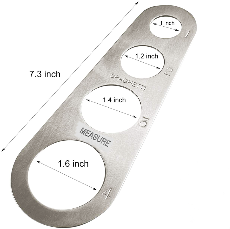 Dụng Cụ Đo Lường Mì Spaghetti 4 Lỗ Bằng Thép Không Gỉ - Pasta Measure Tool - HavaMall - Siêu Thị Hàng Nhập Khẩu Uy Tín