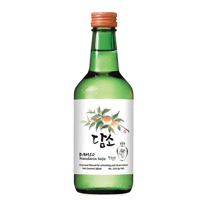 Rượu Soju Hàn Quốc Damso Vị Quýt Jeju 