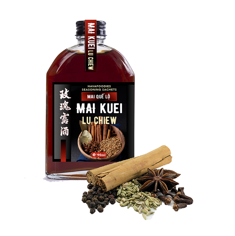Rượu Mai Quế Lộ Havafoodies Chai Thủy Tinh 90ml - MAI KUEI LU CHIEW - HavaMall - Siêu Thị Hàng Nhập Khẩu Uy Tín
